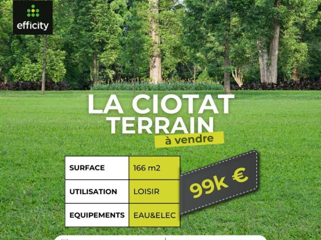 Terrain vente à Marseille, La Ciotat