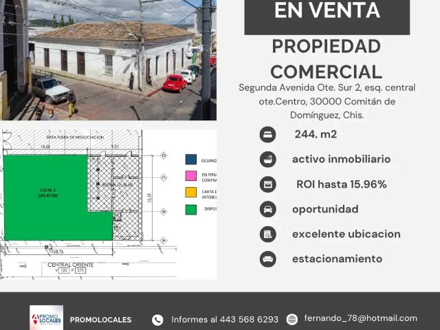 Local Comercial en venta en Comitán De Domínguez, Chiapas