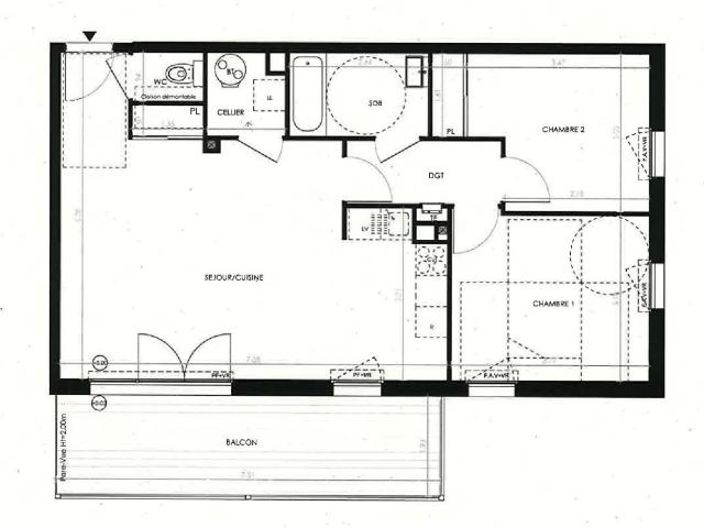 Appartement vente à Le Huet, La Richardais