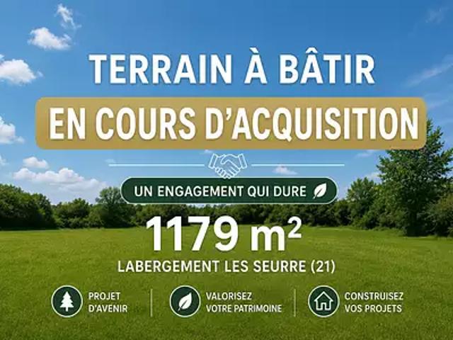 Terrain vente à Labergement-lès-Seurre, Côte-d'Or