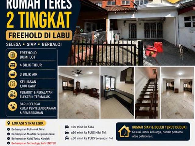 Terraced House for sale in Labu Jaya, Negeri Sembilan