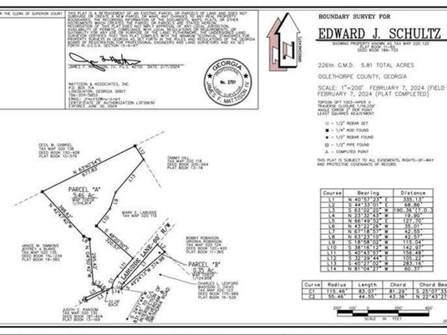 Land for sale in Colbert, Georgia