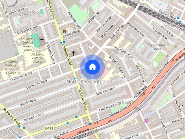 Apartment for rent in North Kensington, Greater London