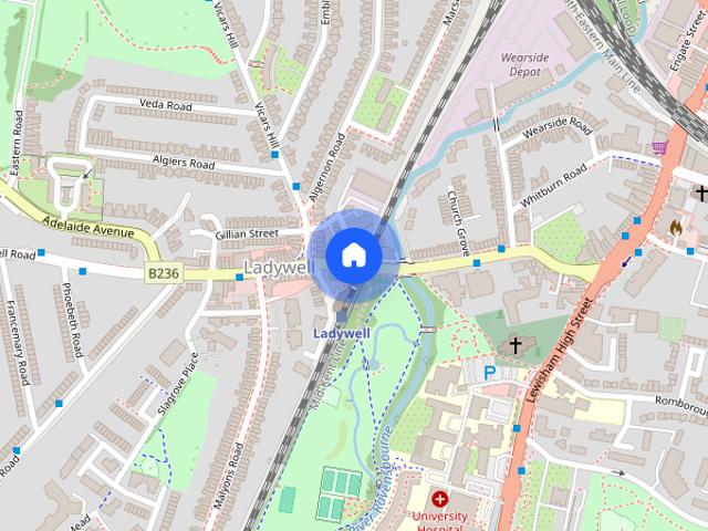 Apartment for rent in London Borough of Lewisham, Ladywell