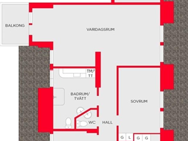 Lägenhet hyra i Mariestad, Västra Götaland