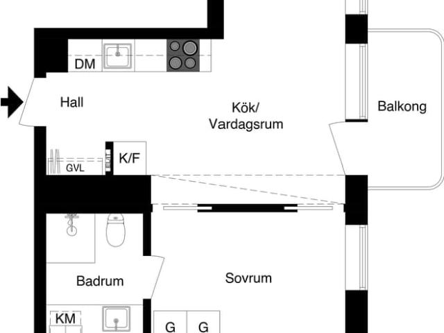 Lägenhet till salu i Botkyrka, Stockholm