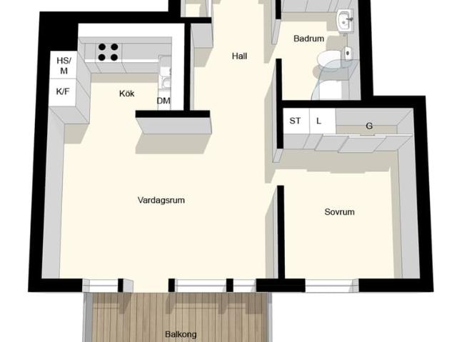 Lägenhet till salu i Solna, Stockholm