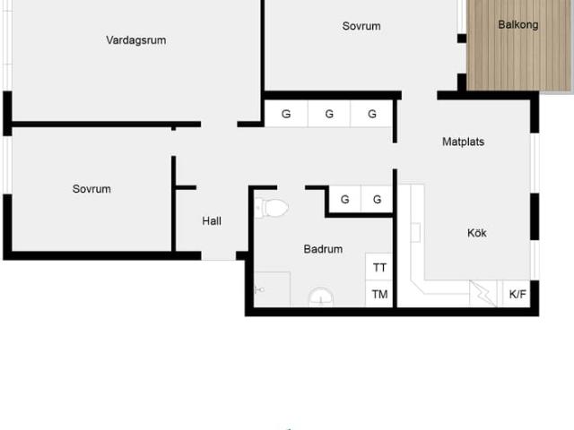 Lägenhet till salu i Lund, Skåne