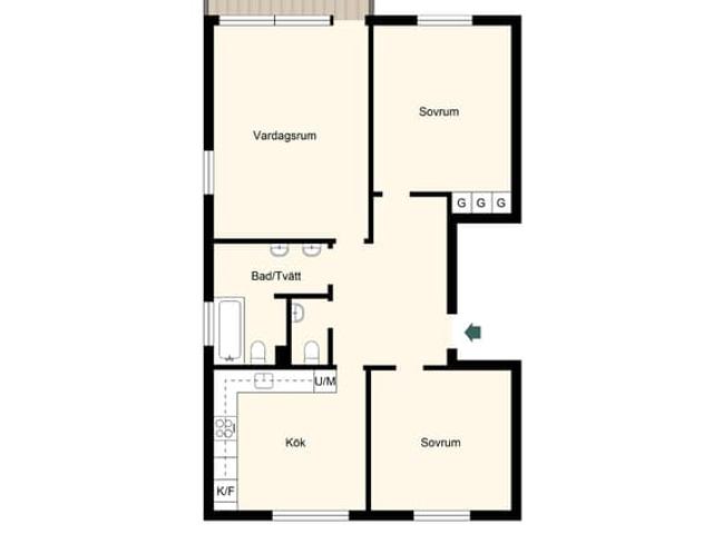 Lägenhet till salu i Vallentuna, Stockholm