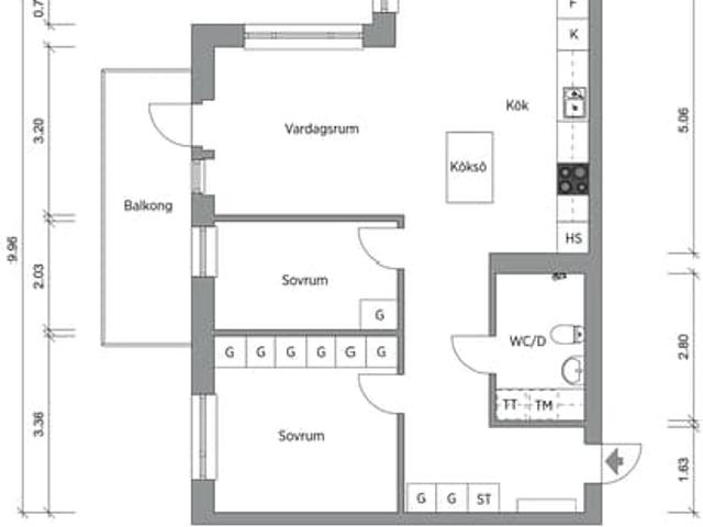 Lägenhet till salu i Örebro