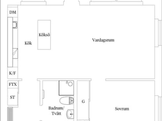 Lägenhet till salu i Varberg, Halland