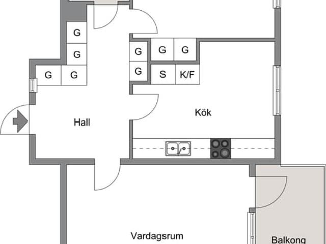 Lägenhet till salu i Uppsala