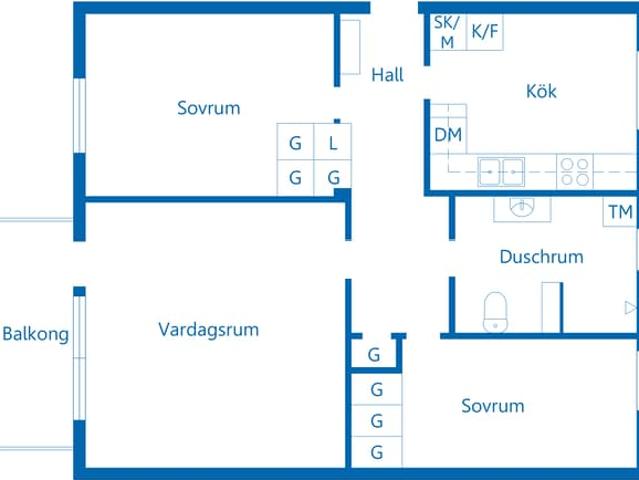 Lägenhet till salu i Norrtälje, Stockholm