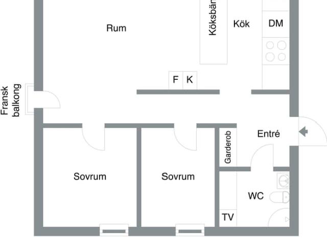 Lägenhet till salu i Örebro