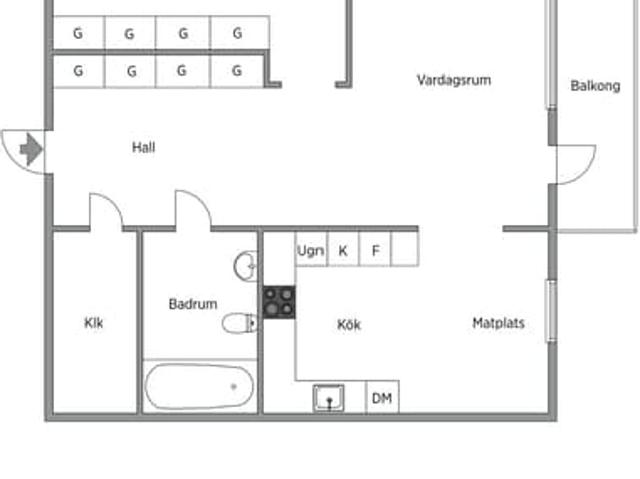 Lägenhet till salu i Ängelholm, Skåne