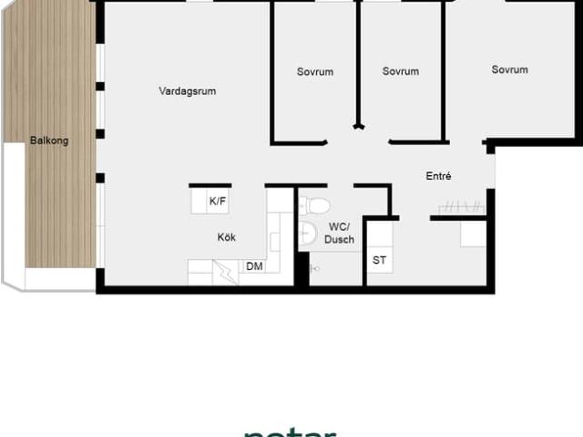 Lägenhet till salu i Lund, Skåne