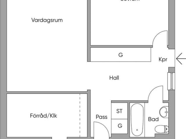 Lägenhet till salu i Lund, Skåne