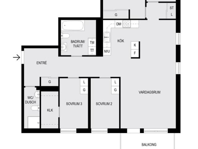 Lägenhet till salu i Solna, Stockholm