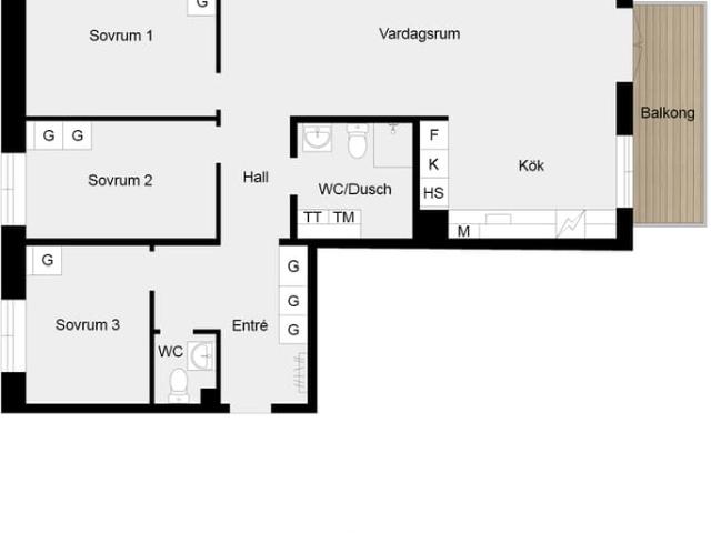 Lägenhet till salu i Staffanstorp, Skåne