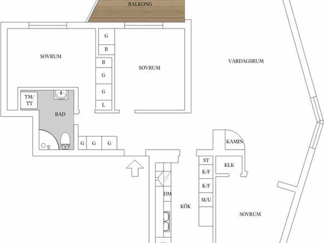 Lägenhet till salu i Lund, Skåne