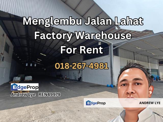 Warehouse for rent in Perak, Tanjong Ipoh