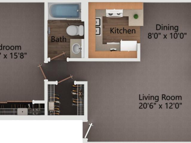 Apartment for rent in Camby, Indiana