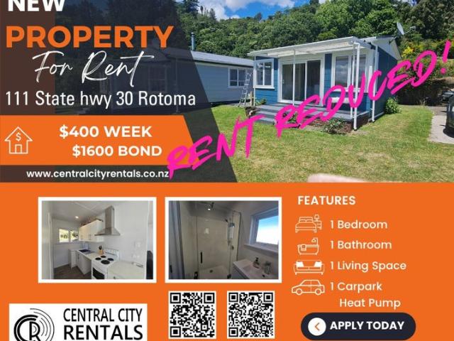 Apartment for rent in Lake Rotomā, Rotorua Lakes District