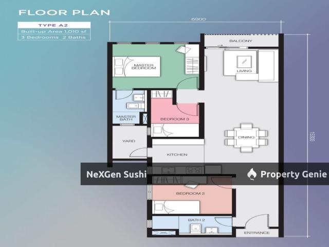 Apartment for rent in Tanjong Sepat, Selangor