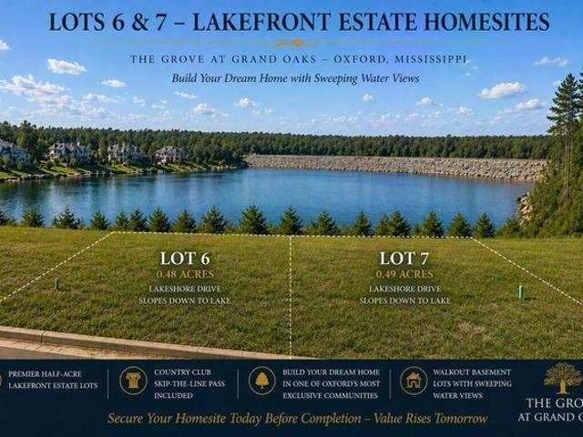 Land for sale in Oxford, Mississippi