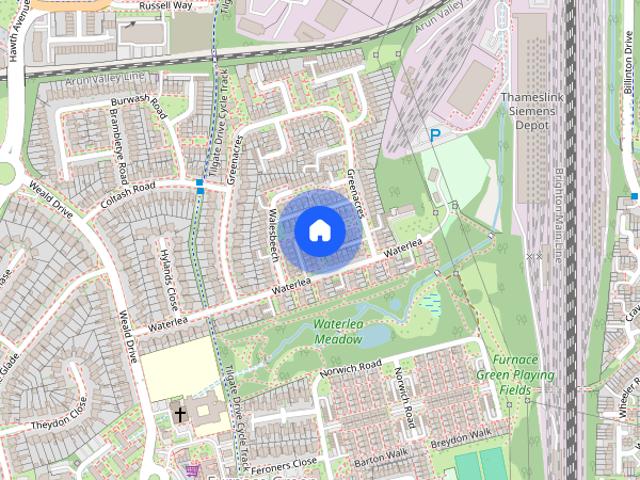 House for rent in Furnace Green, Crawley