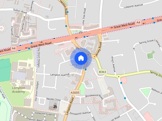 Apartment for rent in Lampton, Greater London