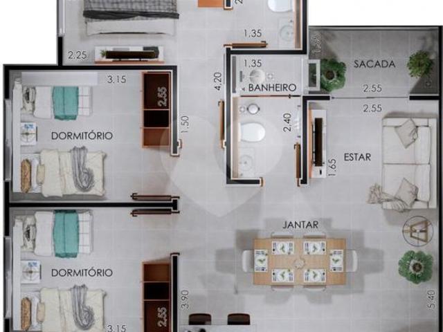 Apartamento venda em Chácara Bazzo, Porto Feliz