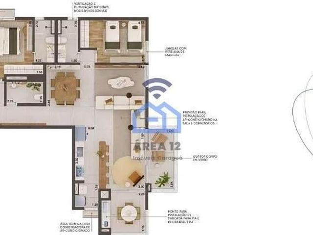 Apartamento venda em Balneário Copacabana, Caraguatatuba