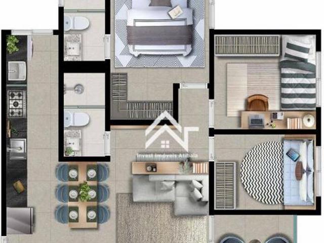 Apartamento venda em Vila Nova Aclimação, Atibaia