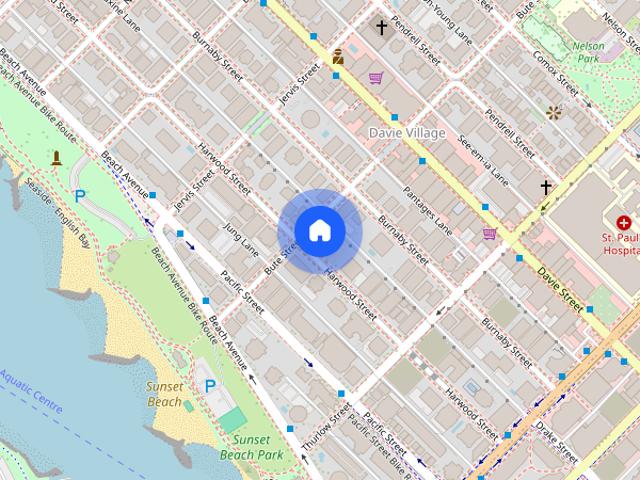 Apartment for rent in Davie Village, Vancouver