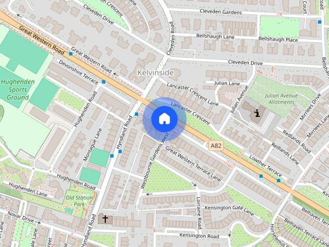 Apartment for rent in Kelvinside, Scotland