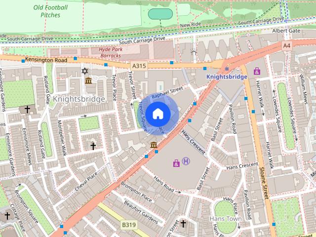 House for rent in Knightsbridge, Greater London