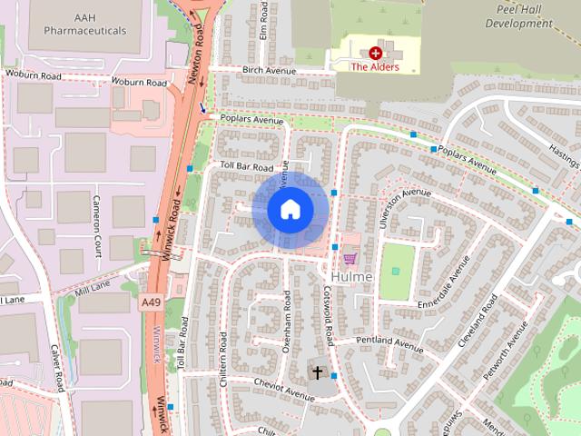 House for rent in Hulme, Warrington