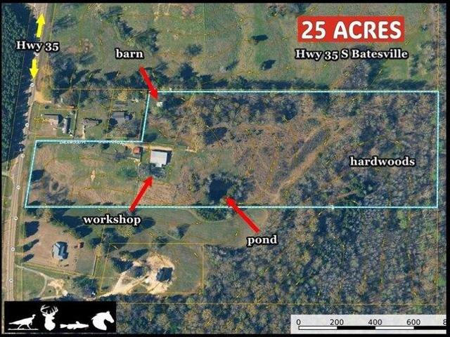 Land for sale in Batesville, Mississippi