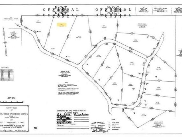 Land for sale in Eustis, Maine
