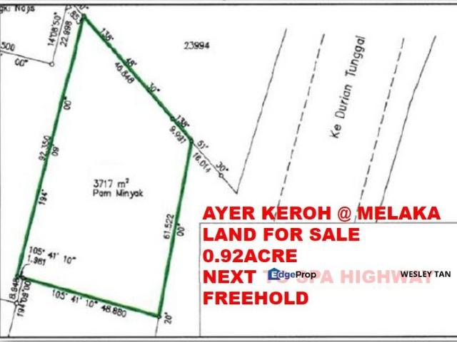 Warehouse for sale in Durian Tunggal, Malaka
