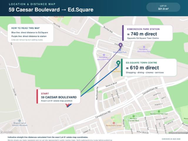 Land for sale in Edmondson Park, New South Wales