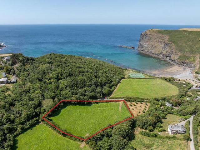 Land for sale in St Gennys, Cornwall