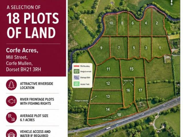 Land for sale in Corfe Mullen, East Dorset