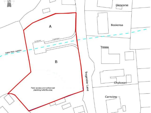 Land for sale in Crowlas, Cornwall