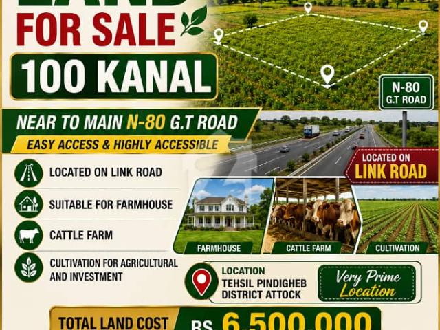 Land for sale in Attock, Islamabad Capital Territory