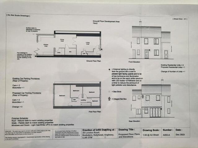 Land for sale in Bodedern, Wales
