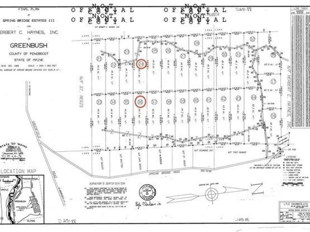 Land for sale in Greenbush, Maine