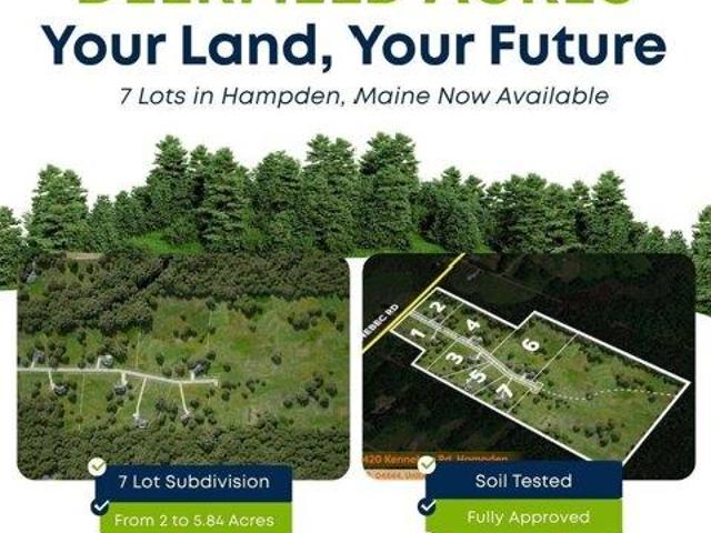 Land for sale in Hampden, Maine