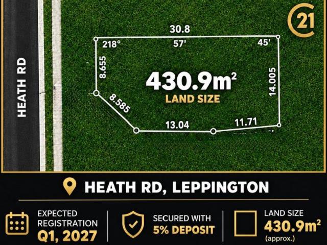 Land for sale in Leppington, Camden Council